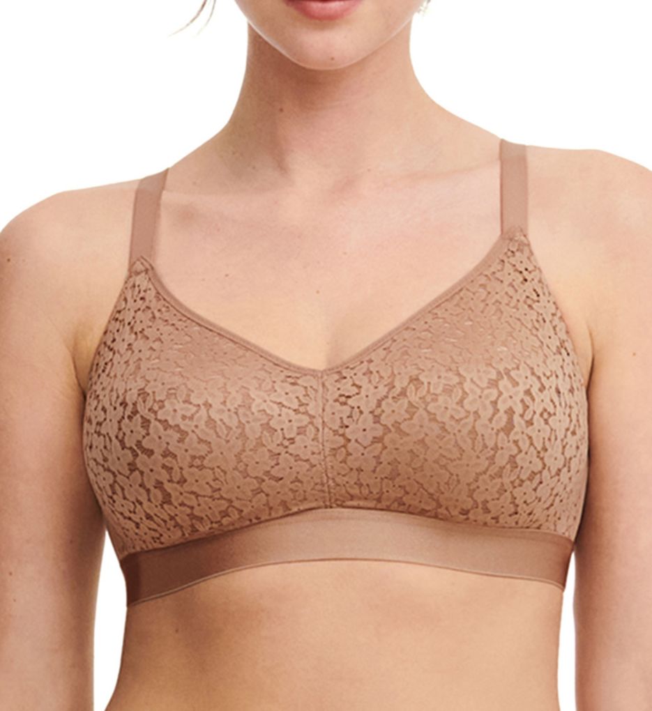 Chantelle 11G1 SoftStretch Padded Top with Lace - Nude Blush