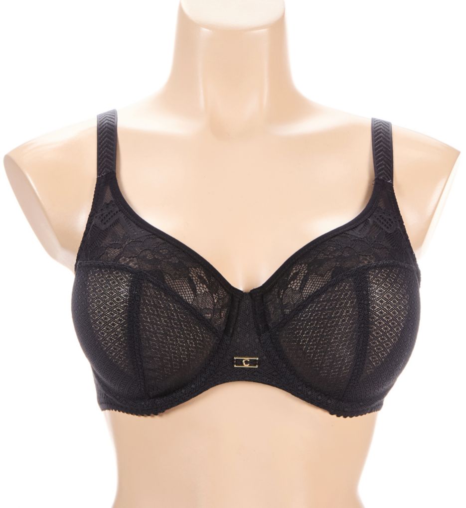 Chantelle Fancy Daily Full Coverage Underwire Bra Black 40G  - Image 1