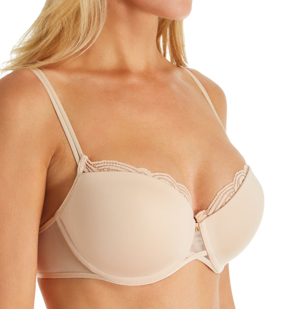Chantelle Pyramide Lace Unlined Demi Bra in Nude Blush FINAL SALE (40% Off)  - Busted Bra Shop