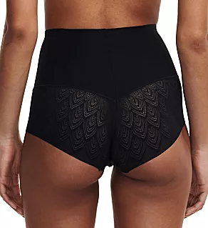 Lace Shapewear High Waist Brief Panty Black XS
