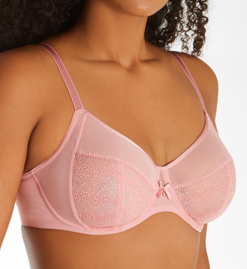 Chantelle (2383818) -- Chantelle 1571 Revele Moi Underwire Bra (Rose Tutu - 3P 32D)