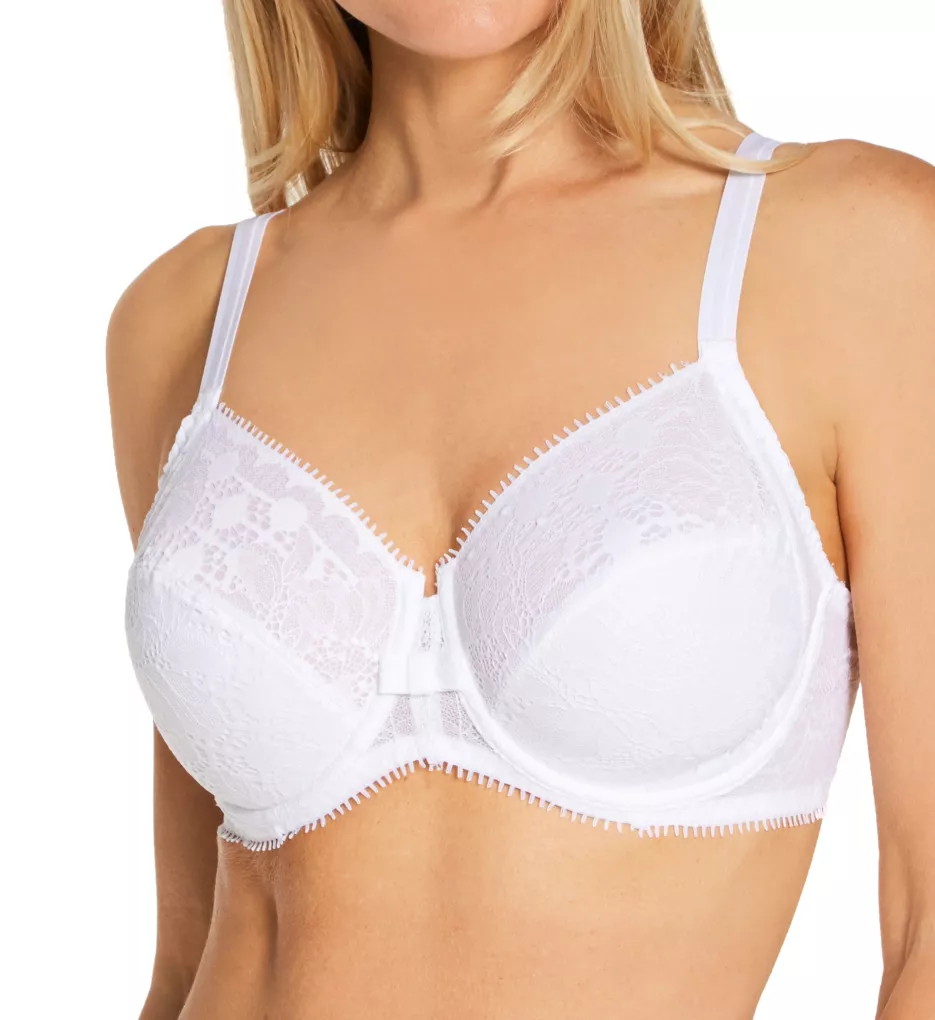 Day to Night Full Coverage Unlined Bra White 32D