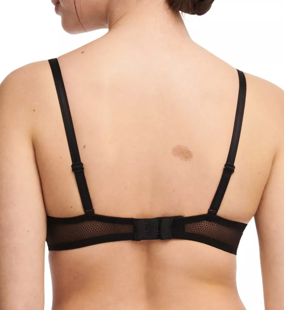 Day to Night Lace Unlined Demi Bra Black 34C