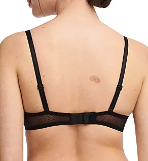 Day to Night Lace Unlined Demi Bra Black 34B