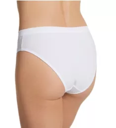 Cotton Comfort Hi Cut Brief Panty White L