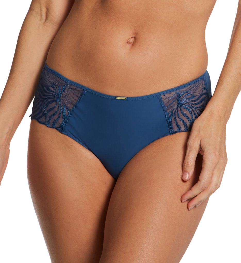 Chantelle Women's Signature Hipster Panty in Jeans Blue | Size Medium | HerRoom.com
