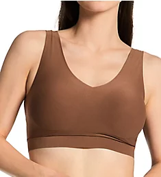 Soft Stretch Padded Bra Top Cocoa Brown XS/S