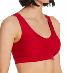 Soft Stretch Padded Bra Top Poppy Red XS/S