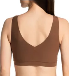 Soft Stretch Padded Bra Top Cocoa Brown XS/S