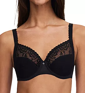 Every Curve Full Coverage Unlined Bra Black 36C