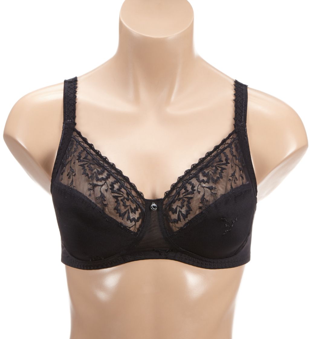 Chantelle Every Curve Full Coverage Wireless Bra Black 44C  - Image 1