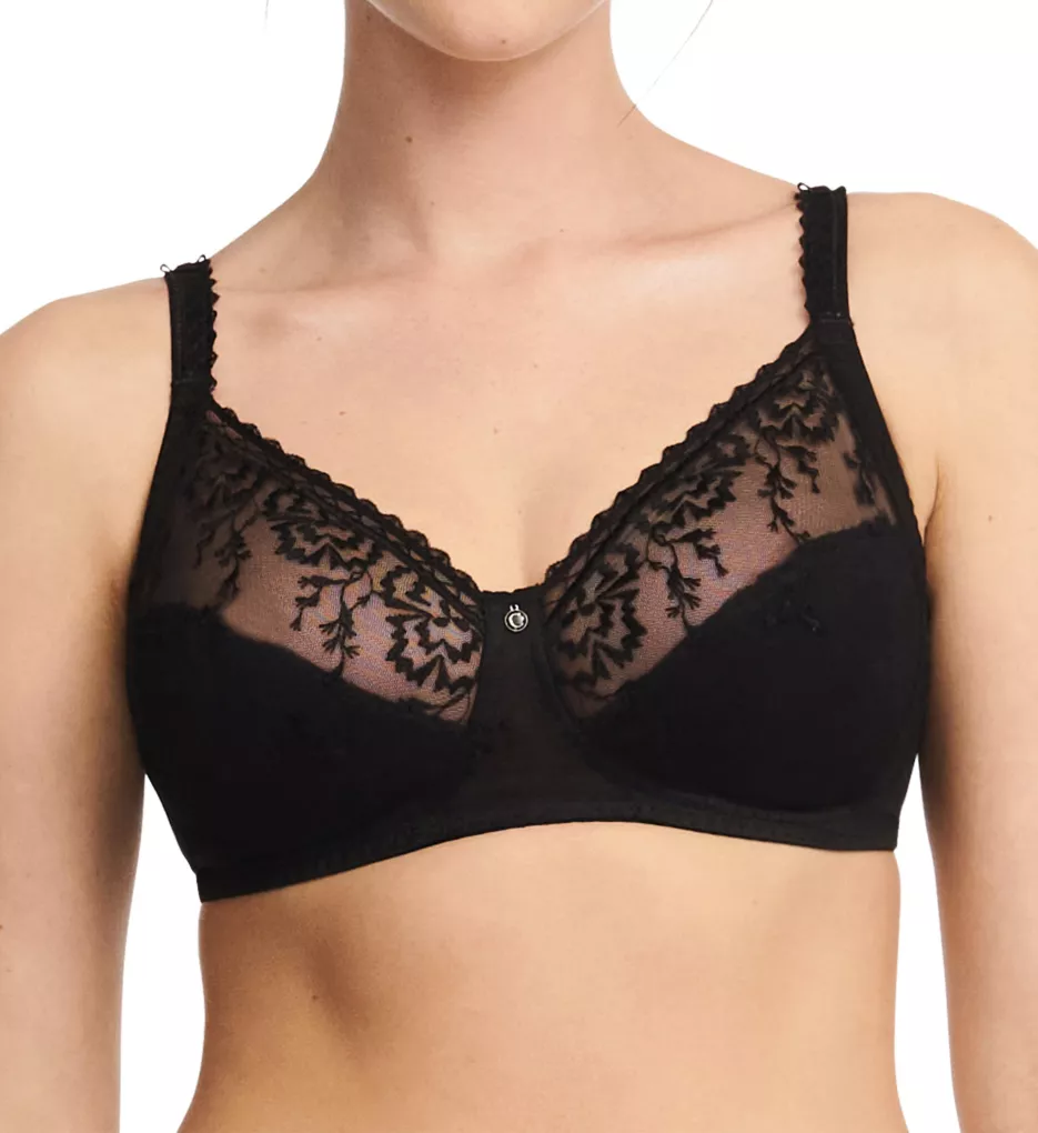 Chantelle Norah Comfort Supportive Wirefree Bra - Black - An Intimate  Affaire