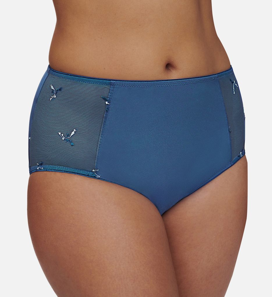 Chantelle Every Curve High Waist Brief Panty Jeans Blue M  - Image 1