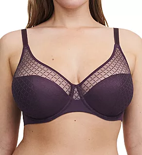 Norah Chic Unlined Bra Aubergine 38H