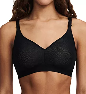 C Magnifique Full Bust Wire Free Bra Black 36C