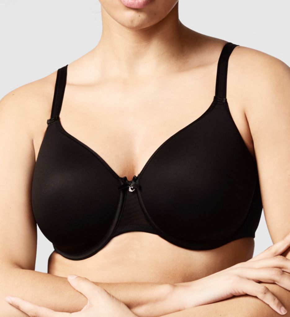 Women's Wireless Bra With Lace And Side Support, Thin Padded Cups To  Enhance Cleavage And Prevent Light Leakage