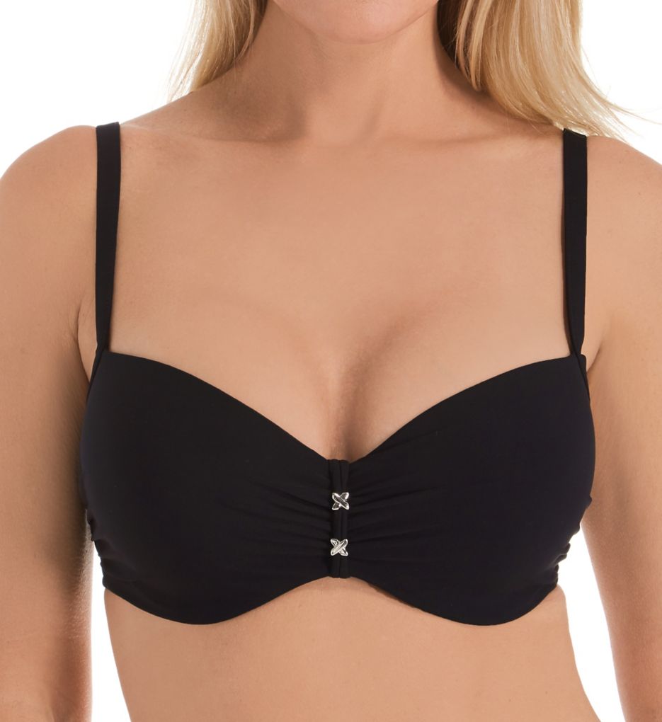 Escape Memory Foam Half Cup Swim Top Black 38D by Chantelle