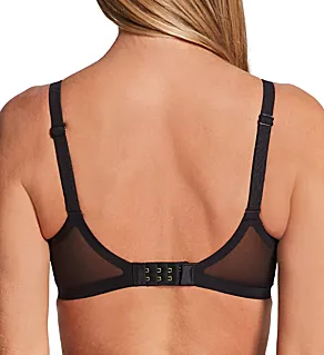 Pure Lace Smooth Lightweight T-shirt Bra Black 32C
