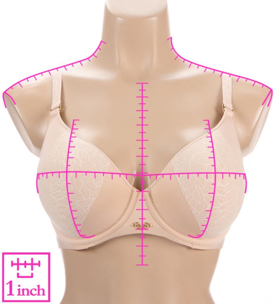 Chantelle Pure Lace Smooth Lightweight T-shirt Bra 18IN3 - Image 3