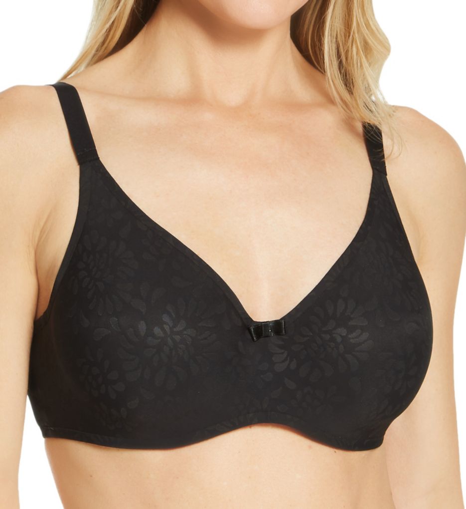 Chantelle Norah Full Coverage Molded Stretch Lace Bra In Black