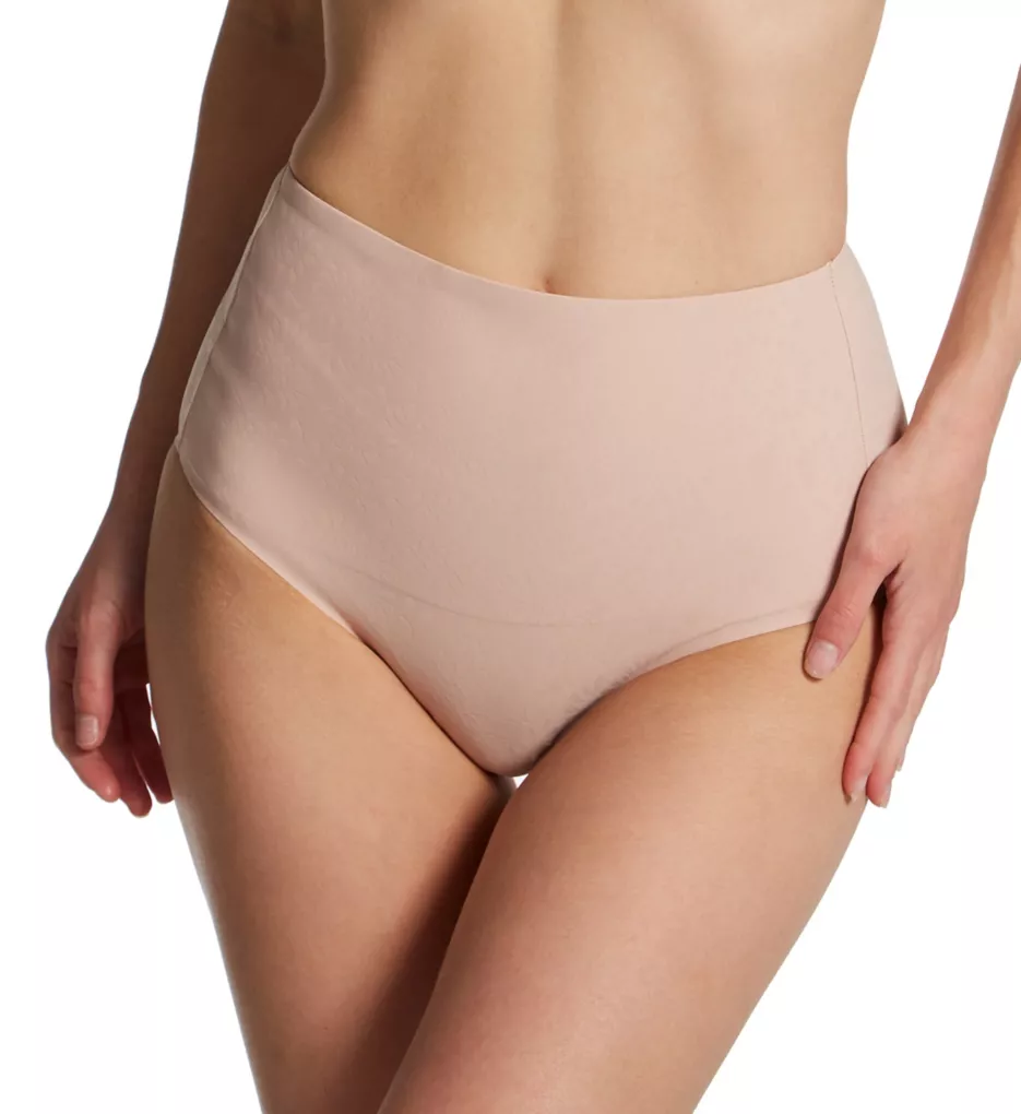 Comfort Chic High Waist Control Brief Panty Rose S