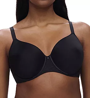 Comfort Chic Back Smoothing T-Shirt Bra Black 36B