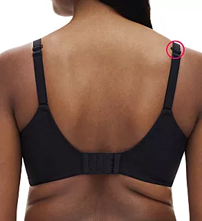 Comfort Chic Back Smoothing T-Shirt Bra Black 36B
