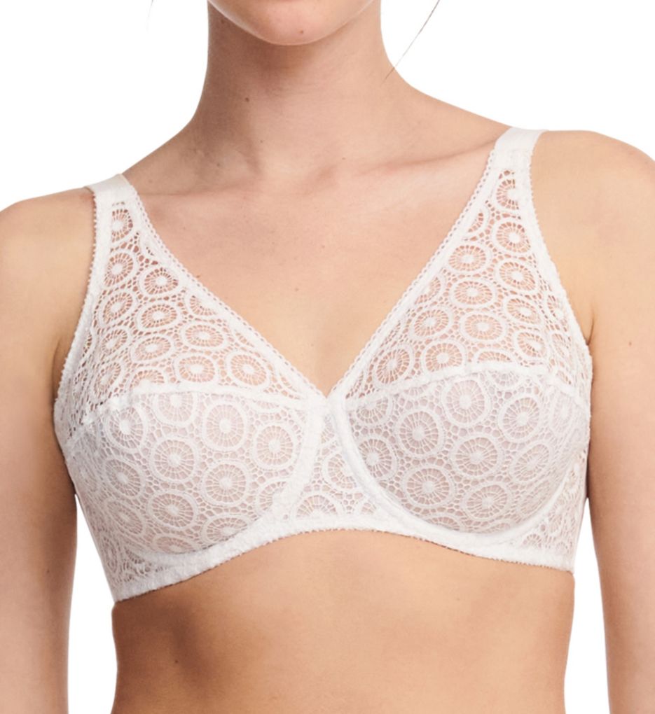 Chantelle (1072537) -- Chantelle 1960 Fete Underwire Bra (White 32B)