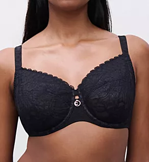 Sublime Lace Full Coverage Unlined Underwire Bra Black 34C