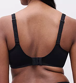Sublime Lace Full Coverage Unlined Underwire Bra Black 34C