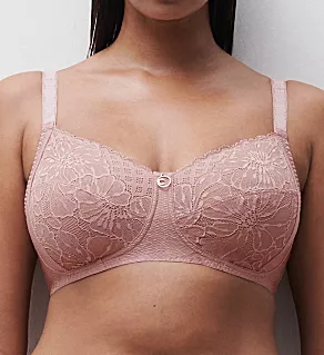 Sublime Lace Wireless Support Bra Authentic Pink 34C