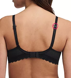 Parisian Allure Plunge T-Shirt Bra Black 32B