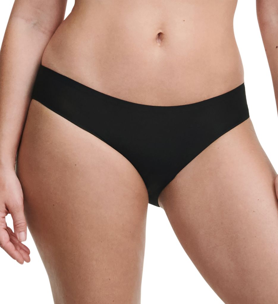 Soft Stretch Seamless Bikini Panty Black O/S by Chantelle