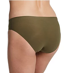 Soft Stretch Seamless Bikini Panty Army Khaki O/S
