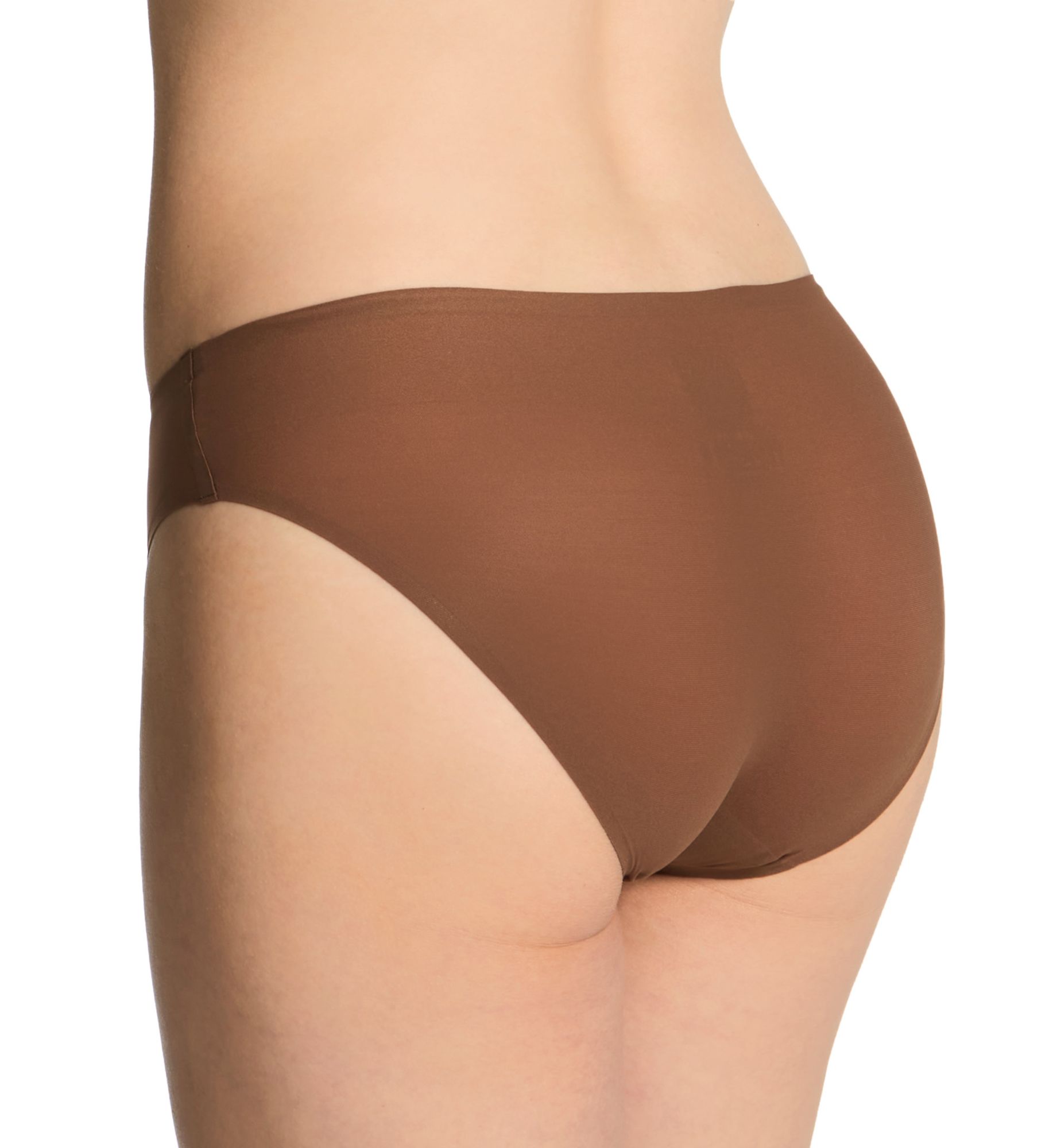 Chantelle Soft Stretch Seamless Bikini Panty Cocoa Brown O/S  - Image 2