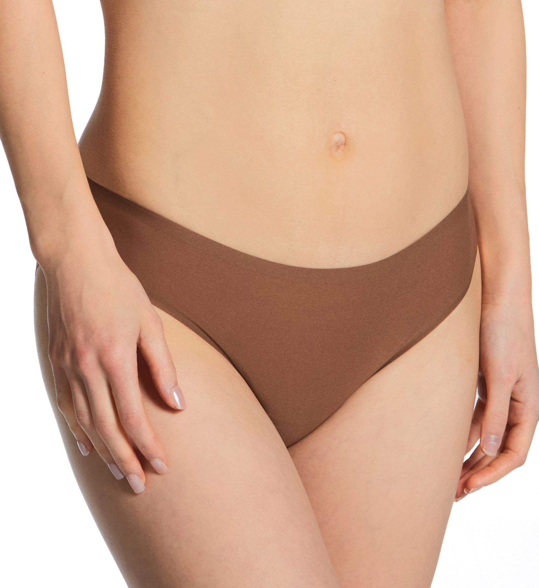 Chantelle Soft Stretch Seamless Bikini Panty Cocoa Brown O/S  - Image 1