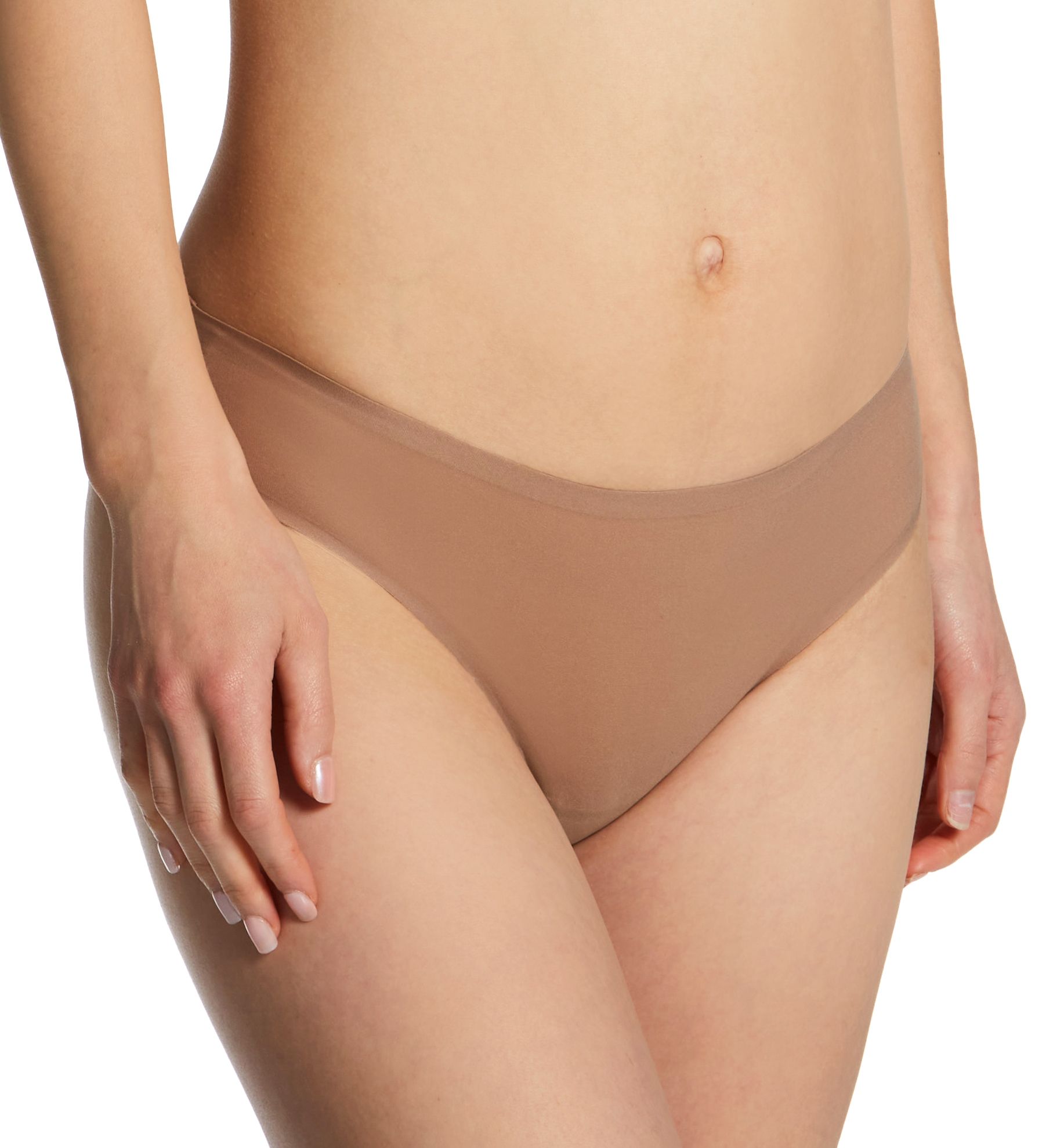 Chantelle Soft Stretch Seamless Bikini Panty Coffee Latte O/S  - Image 1