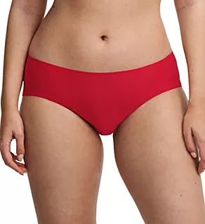 Soft Stretch Seamless Hipster Panty Poppy Red O/S