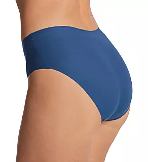 Soft Stretch Seamless Hipster Panty Jeans Blue O/S