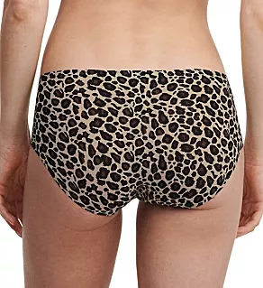 Soft Stretch Seamless Hipster Panty Leopard O/S