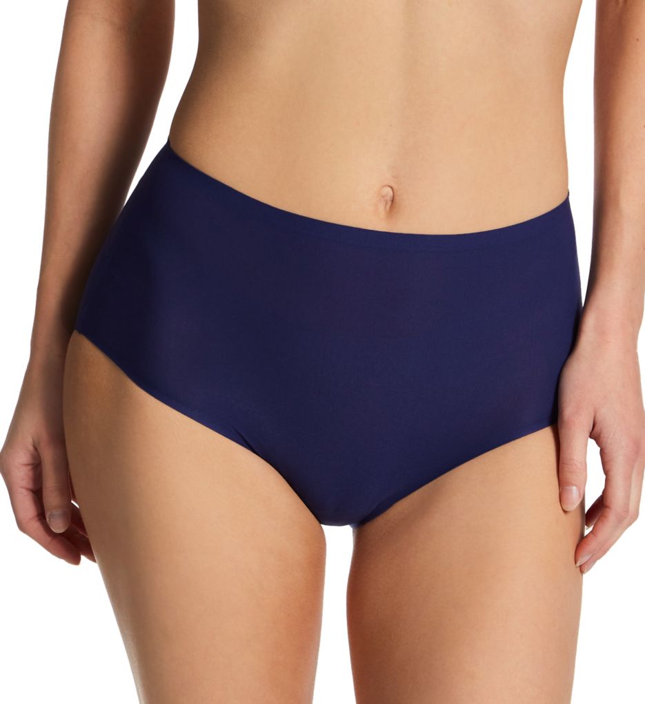 Moda-Underwear:Chantelle Soft Stretch Seamless Blue Full Brief in One Size  (One Size - Blu) - CH2647-K4-UN
