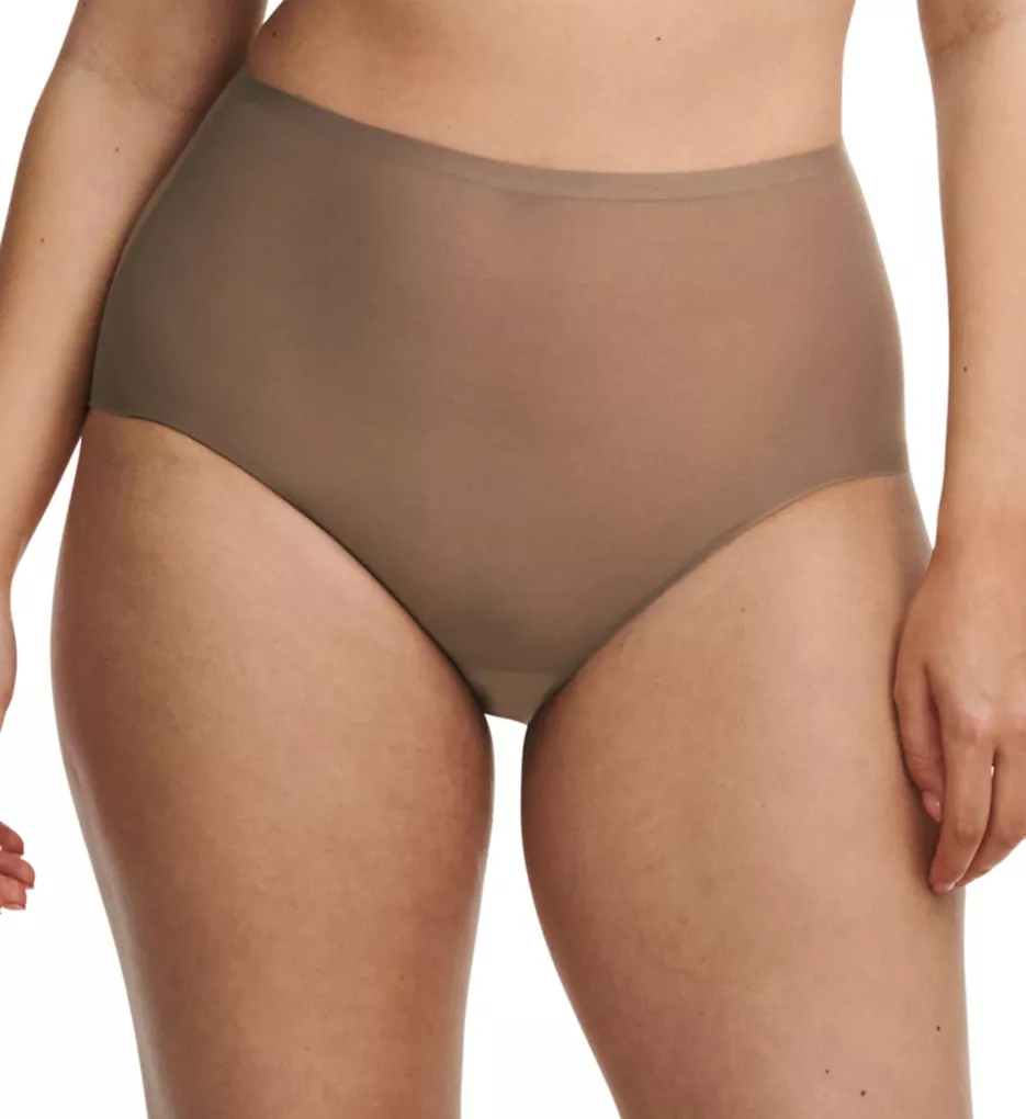 Soft Stretch Seamless Brief Panty Hazelnut O/S