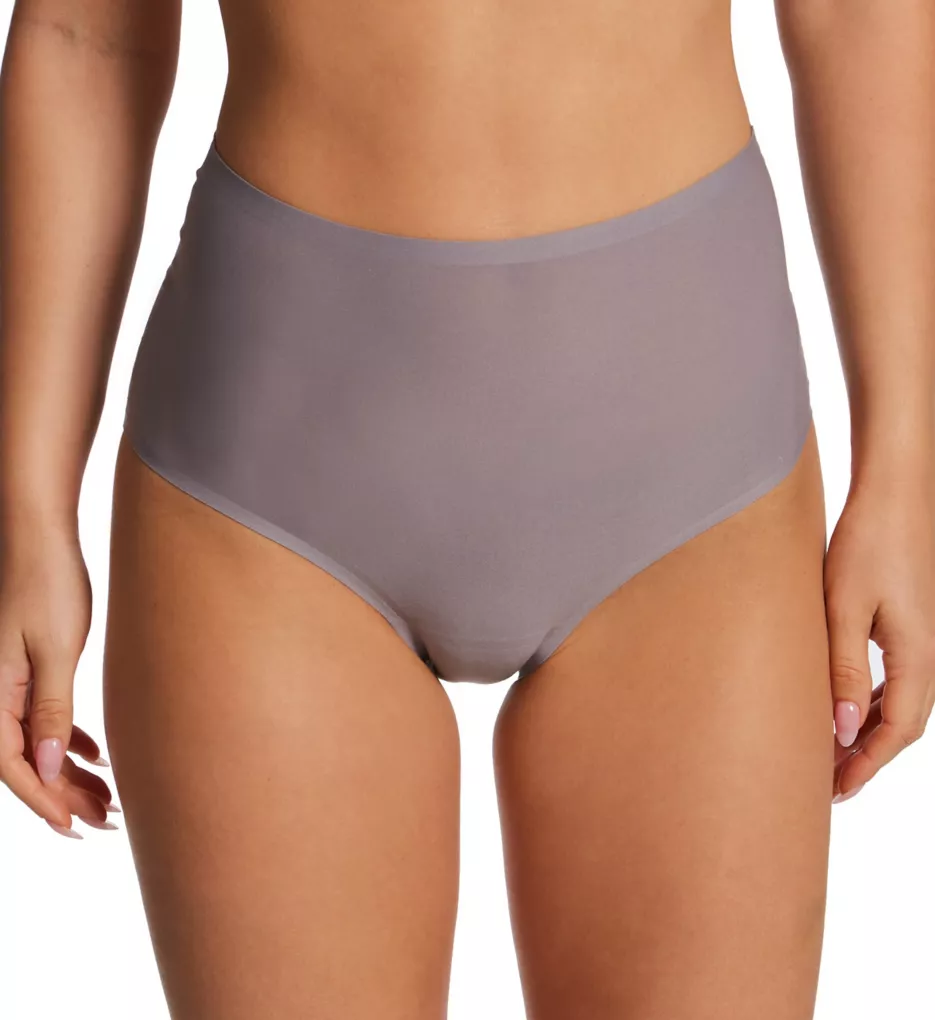 Soft Stretch Seamless Brief Panty Purple Grey O/S