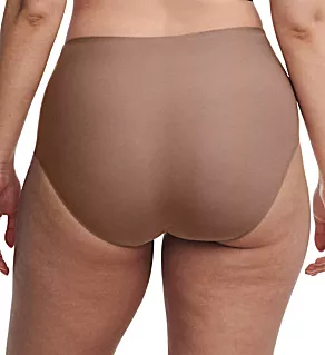 Soft Stretch Seamless Brief Panty Hazelnut O/S