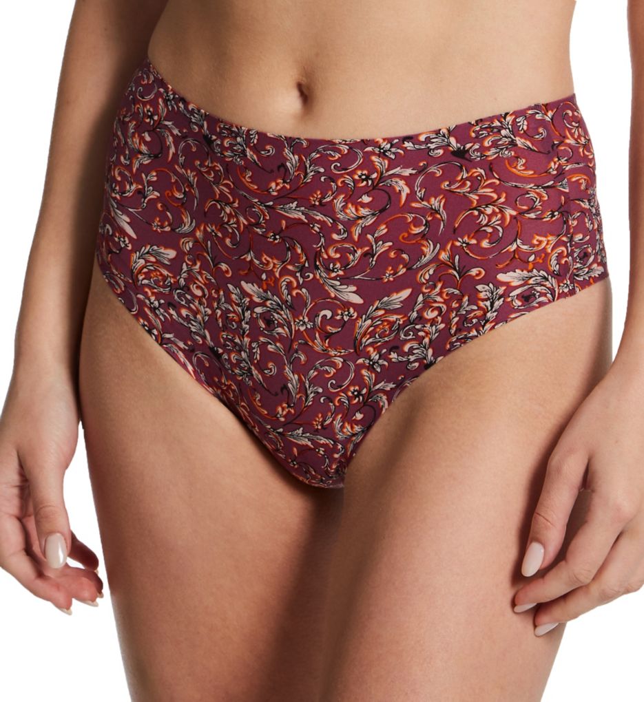 Chantelle Women's Soft Stretch Seamless Thong Panty in Baroque Print | HerRoom.com