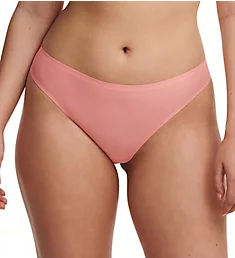 Soft Stretch Seamless Thong Panty Candlelight Peach O/S