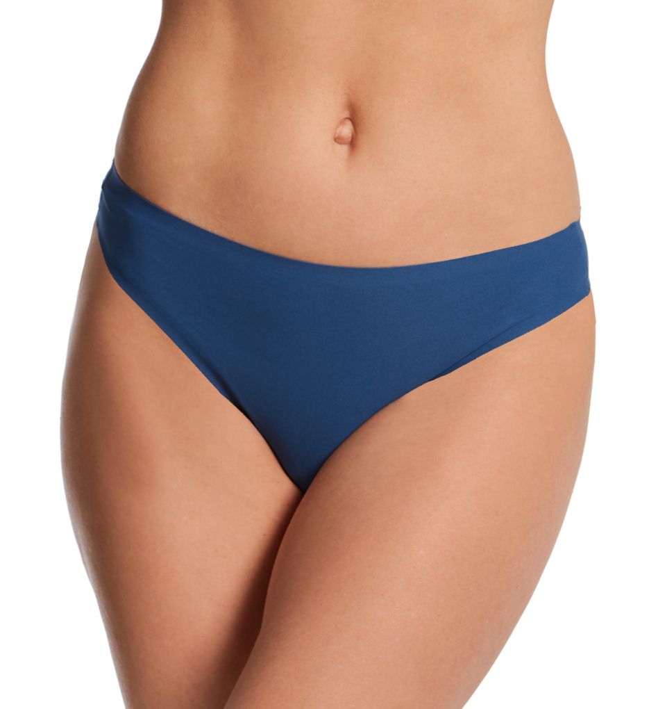 Chantelle Women's Soft Stretch Seamless Thong Panty in Jeans Blue | HerRoom.com