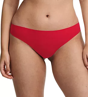 Soft Stretch Seamless Thong Panty Poppy Red O/S