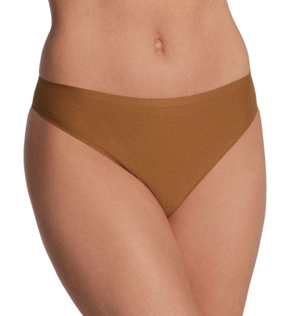 Chantelle Women's Soft Stretch Seamless Thong Panty in Beige | HerRoom.com