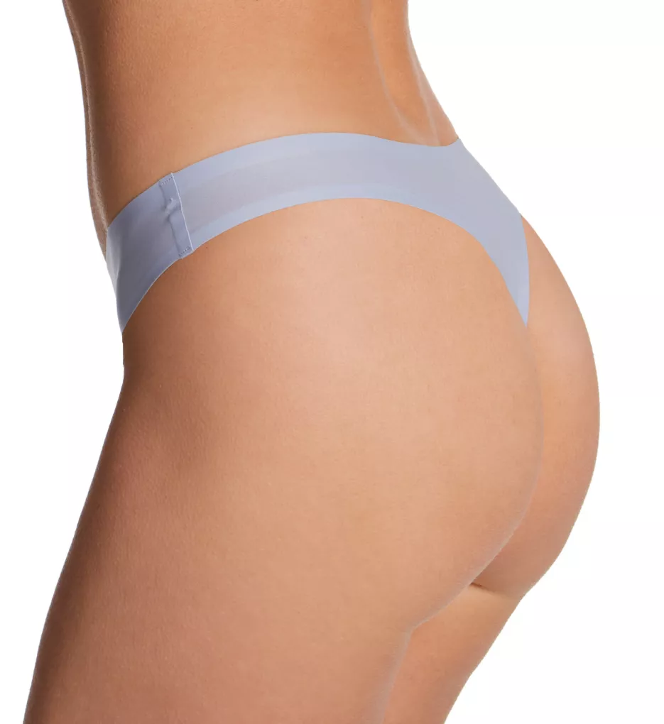 Soft Stretch Seamless Thong Panty Slate Blue O/S